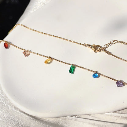 Luxy Rainbow Charming Necklace