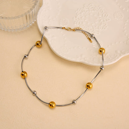 Luxy Round Dual Color Necklace