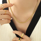 Luxy Serpentine Necklace - Diatoms