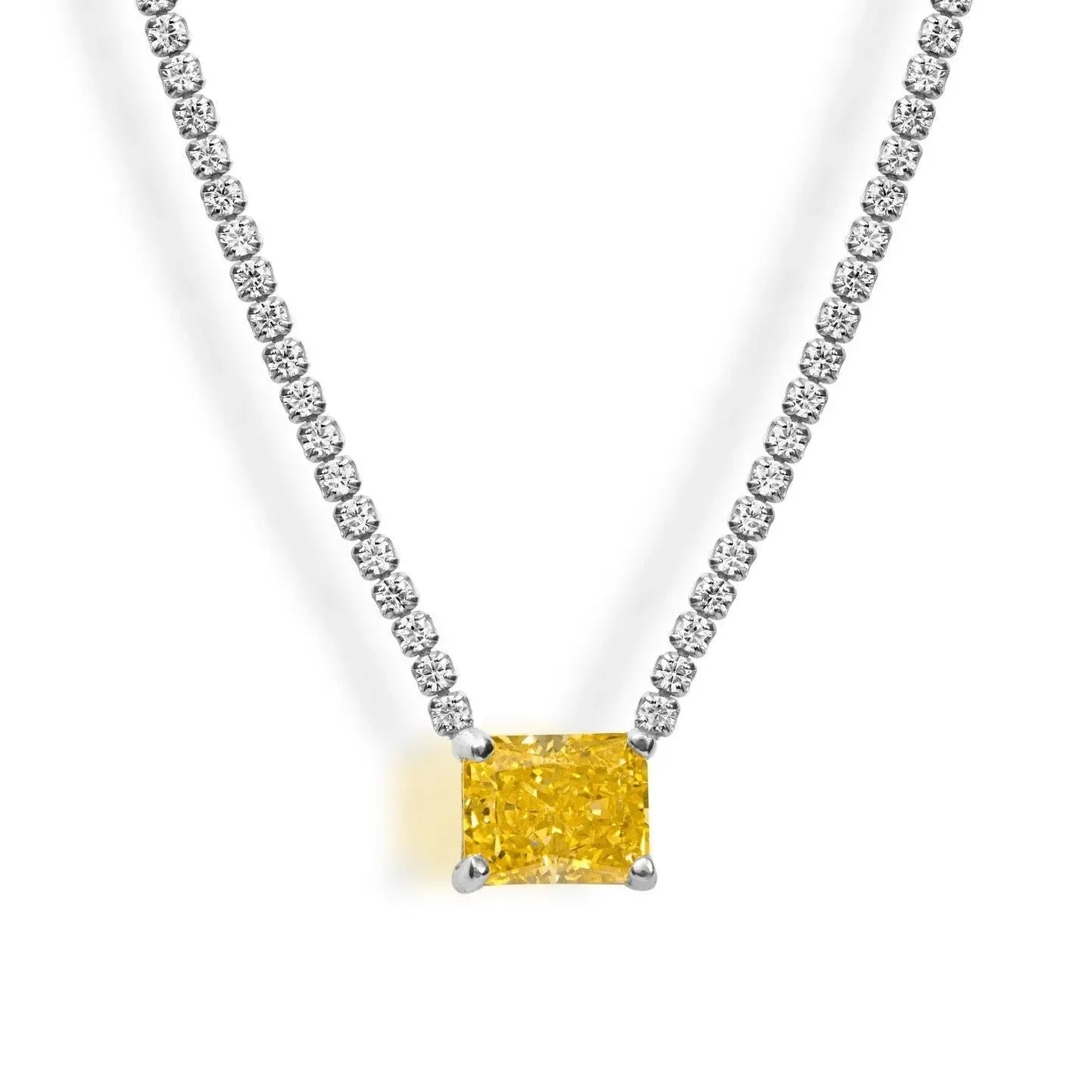 Love's Flame Diamond Pendant Necklace - Diatoms