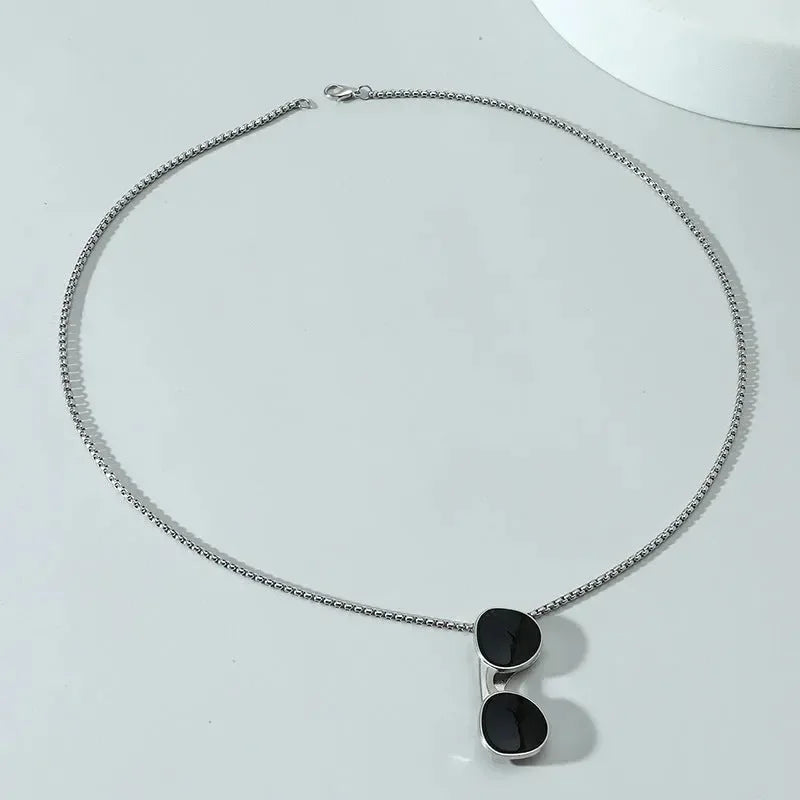 Hip-Hop Sunglass Necklace - Diatoms