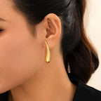 Luxy Long Teardrop Earrings - Diatoms