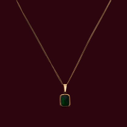 Green Emerald Necklace