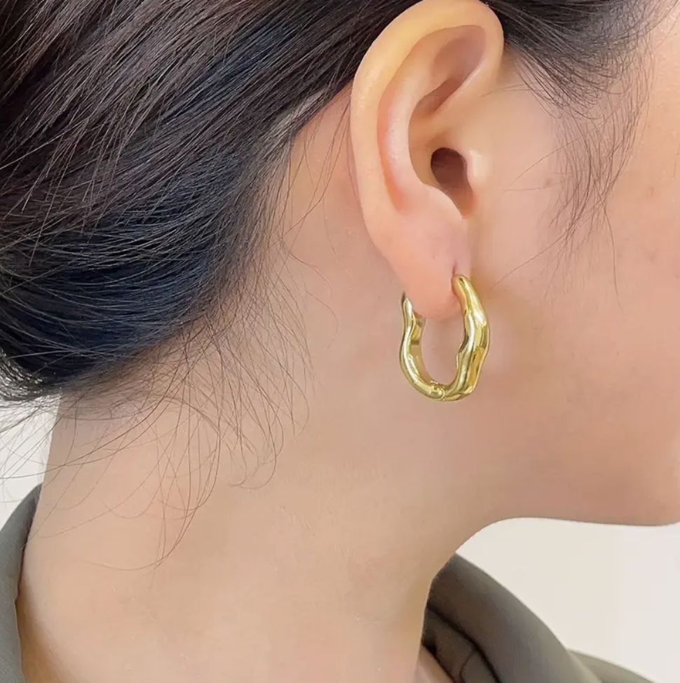 Irregular Hoop Earrings