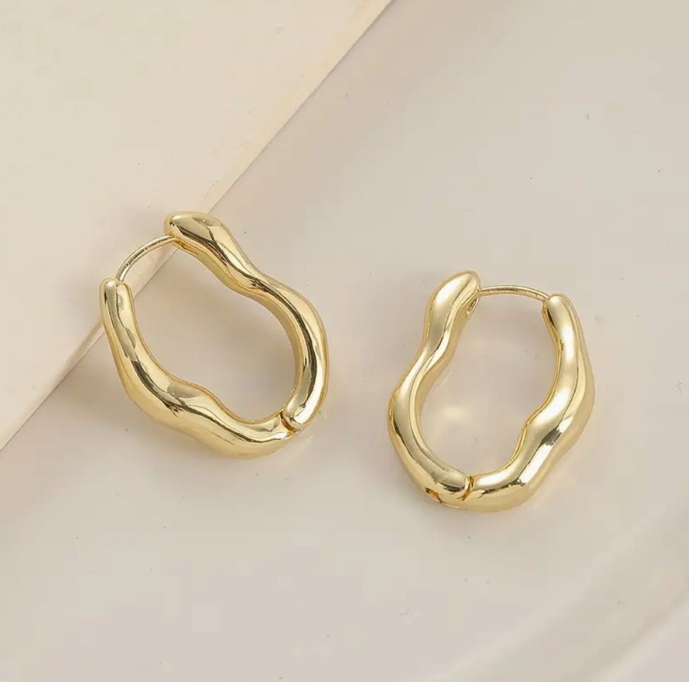 Irregular Hoop Earrings