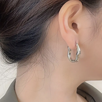 Irregular Hoop Earrings