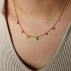 Luxy Rainbow Charming Necklace - Diatoms