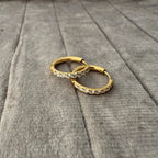 Timeless Polished Perfection Hoop Earrings - Diatoms