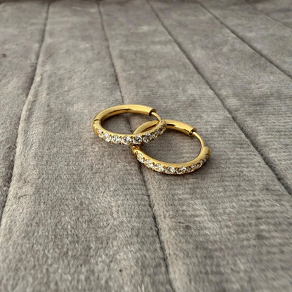 Timeless Polished Perfection Hoop Earrings - Diatoms