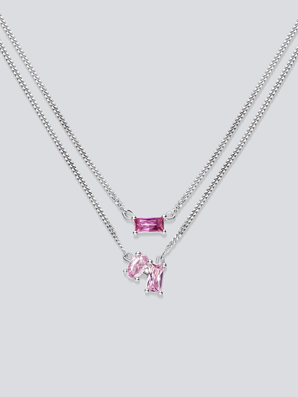 Luxy Double Layered Necklace - Diatoms