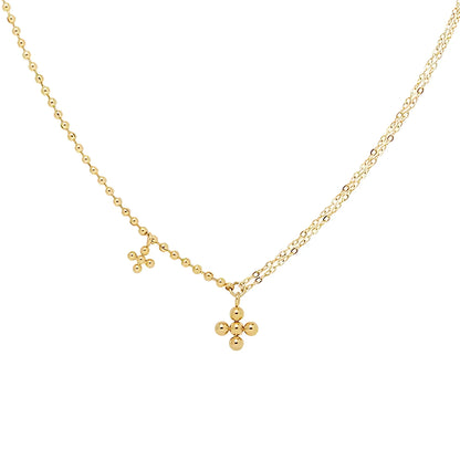 Holy Glow Cross Pendant - Diatoms