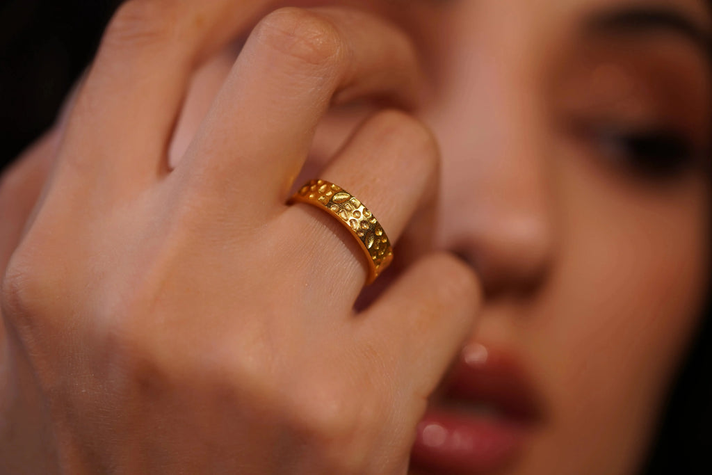 Luxe Textured Rings - Diatoms