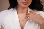 Luxe Gold Sun Ray Necklace - Diatoms