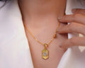 Luxe Gold Sun Ray Necklace - Diatoms