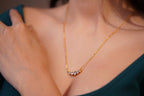 Luxe Five Diamond Necklace - Diatoms