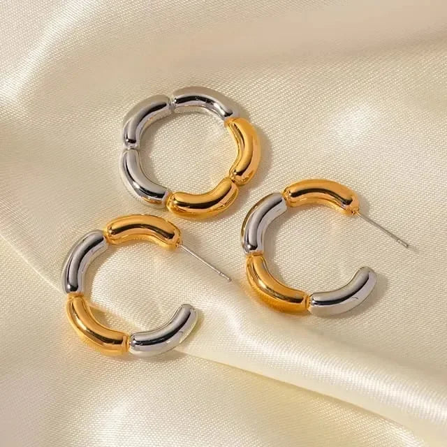 Luxe Blend Hoop earrings - Diatoms