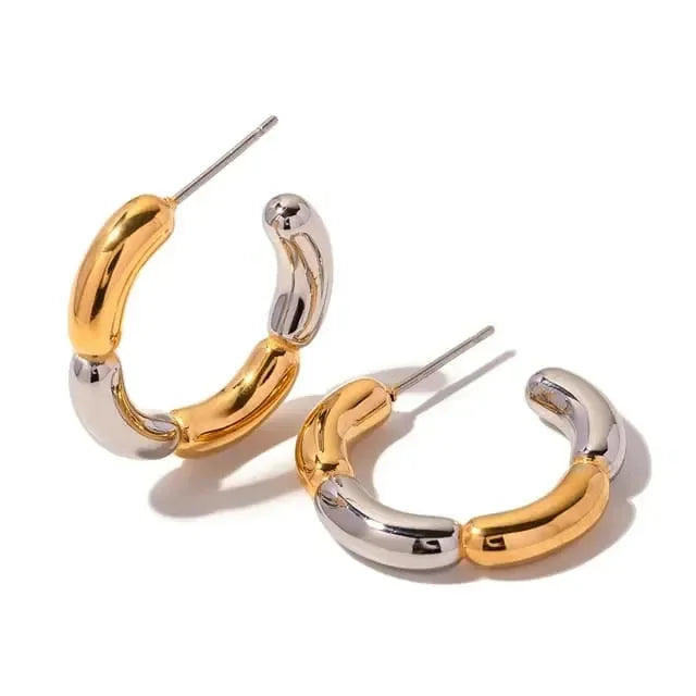 Luxe Blend Hoop earrings - Diatoms