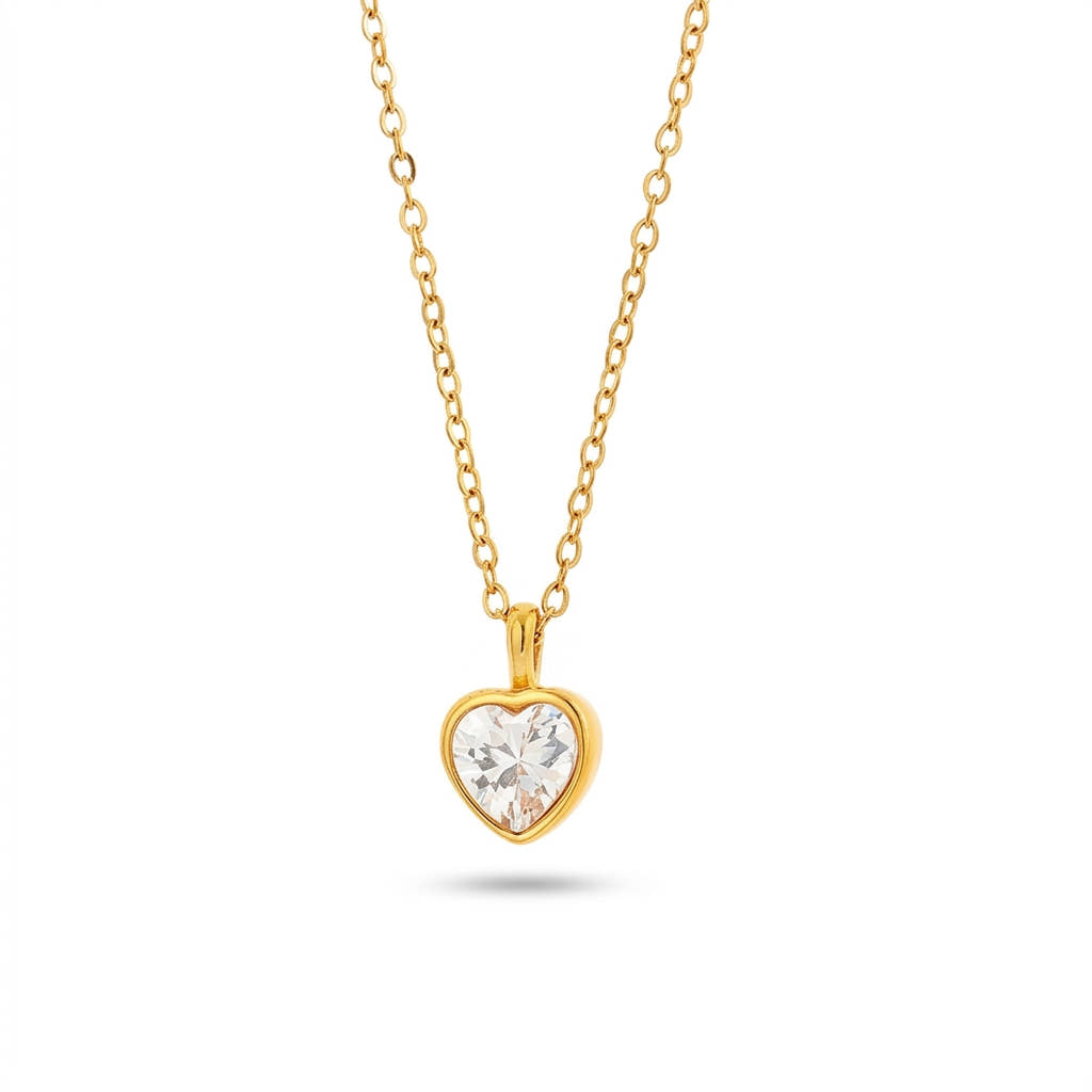 Aurelia Heart Emerald Necklace