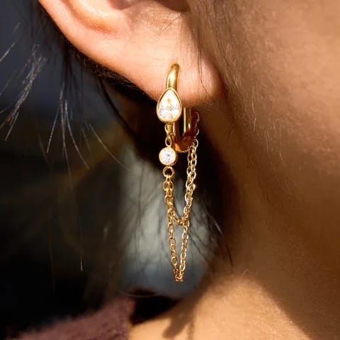 Crystal Dew Cascade Earrings