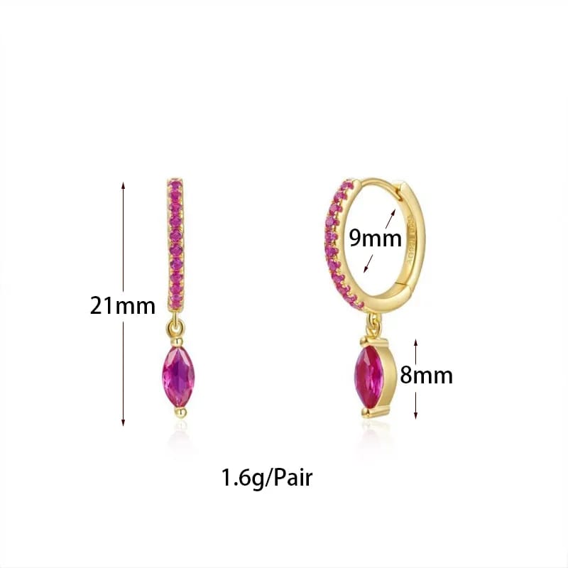 Rose Petal Earring