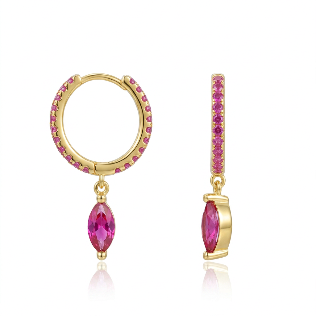 Rose Petal Earring