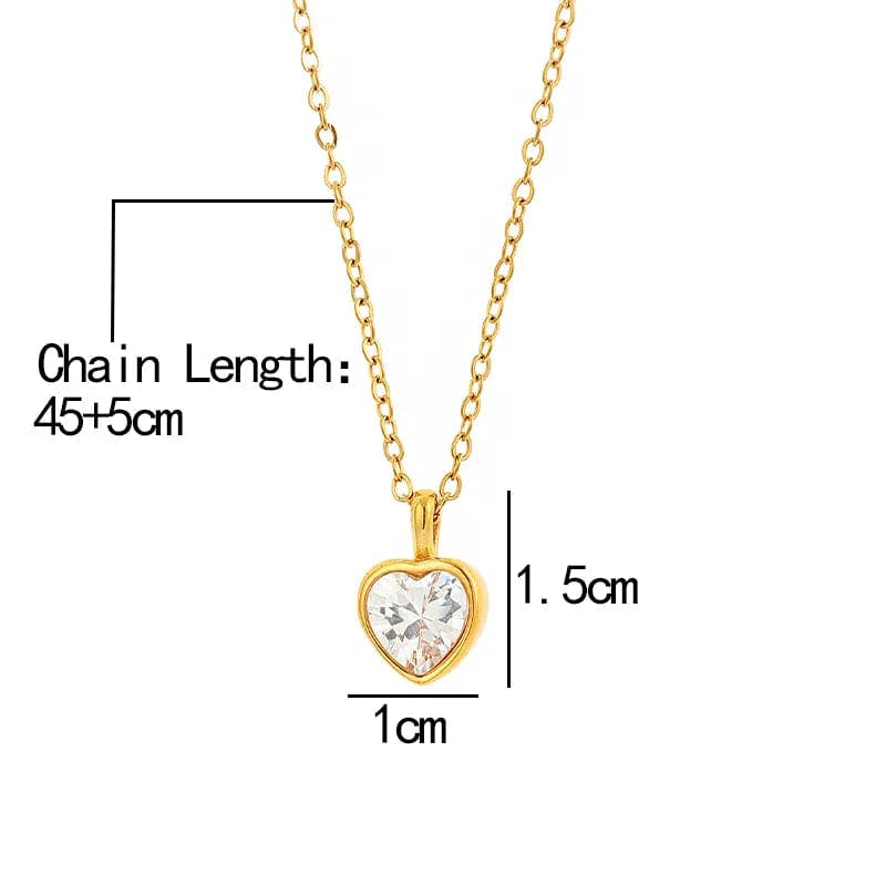 Aurelia Heart Emerald Necklace