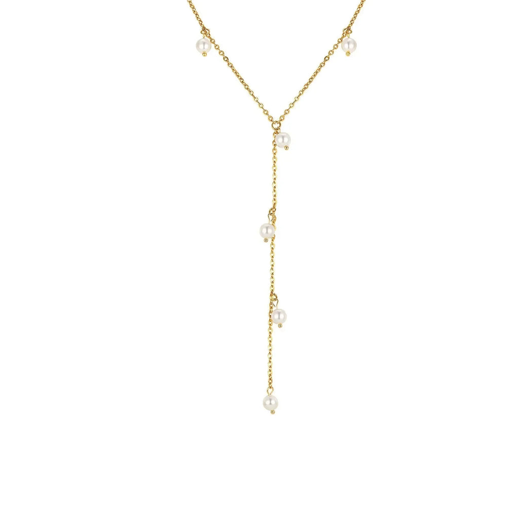 Diatoms Pearl Dew Pendant Necklace - Diatoms