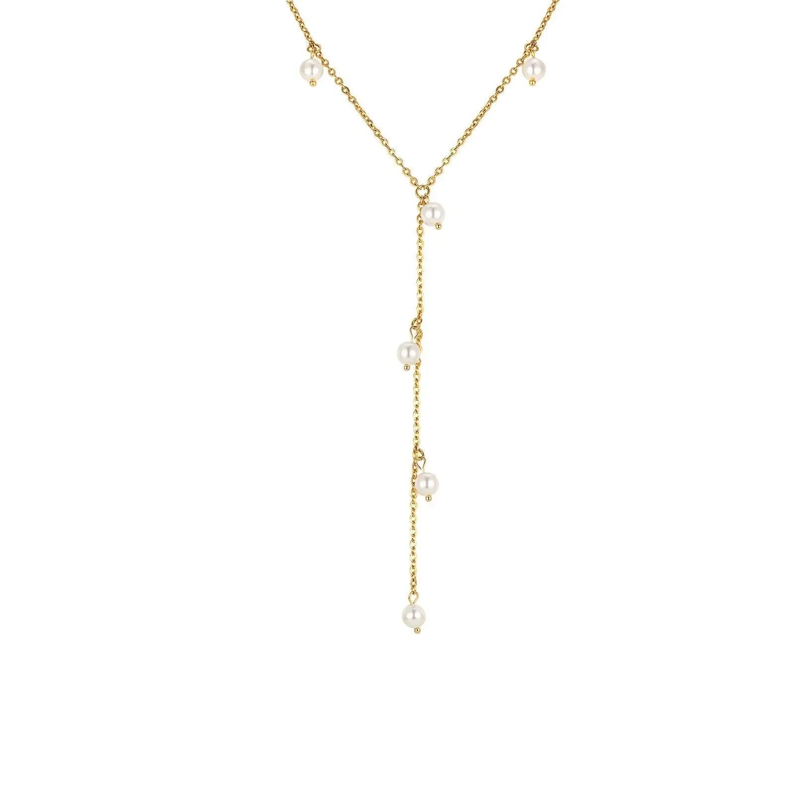 Diatoms Pearl Dew Pendant Necklace - Diatoms