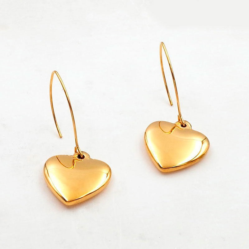 Oceanic Glow Heart Earrings