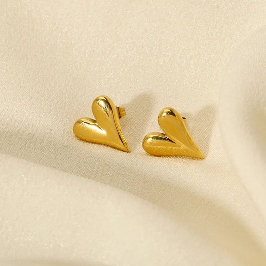 Heart Stud Earrings