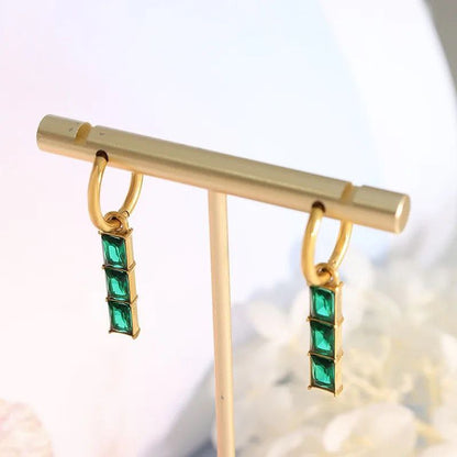 Celestial Greenstone Earrings