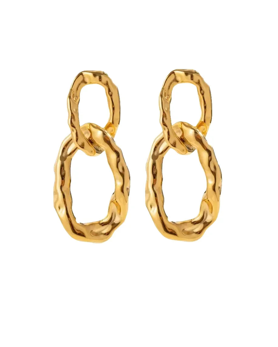 Chunky Delight Earrings - Diatoms