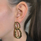 Chunky Delight Earrings - Diatoms