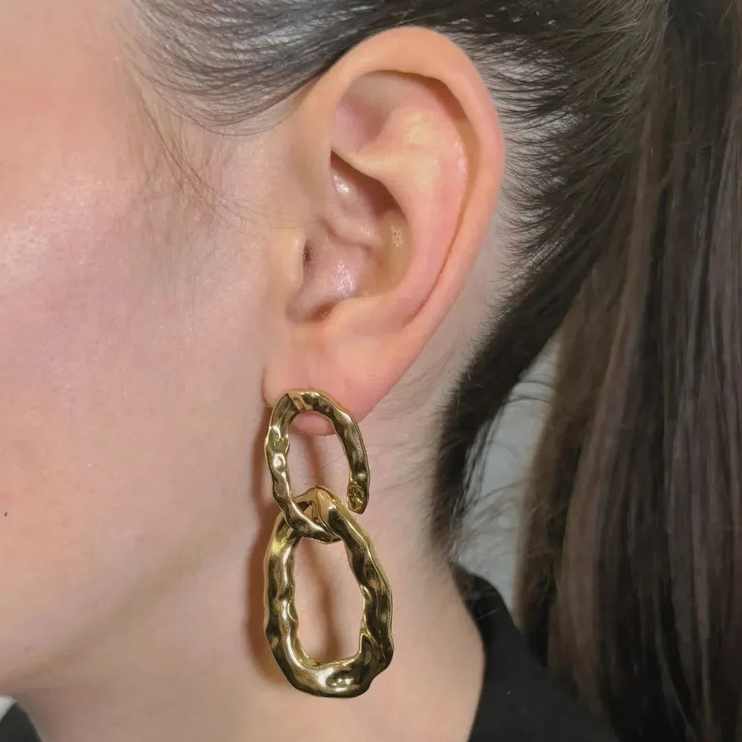 Chunky Delight Earrings - Diatoms