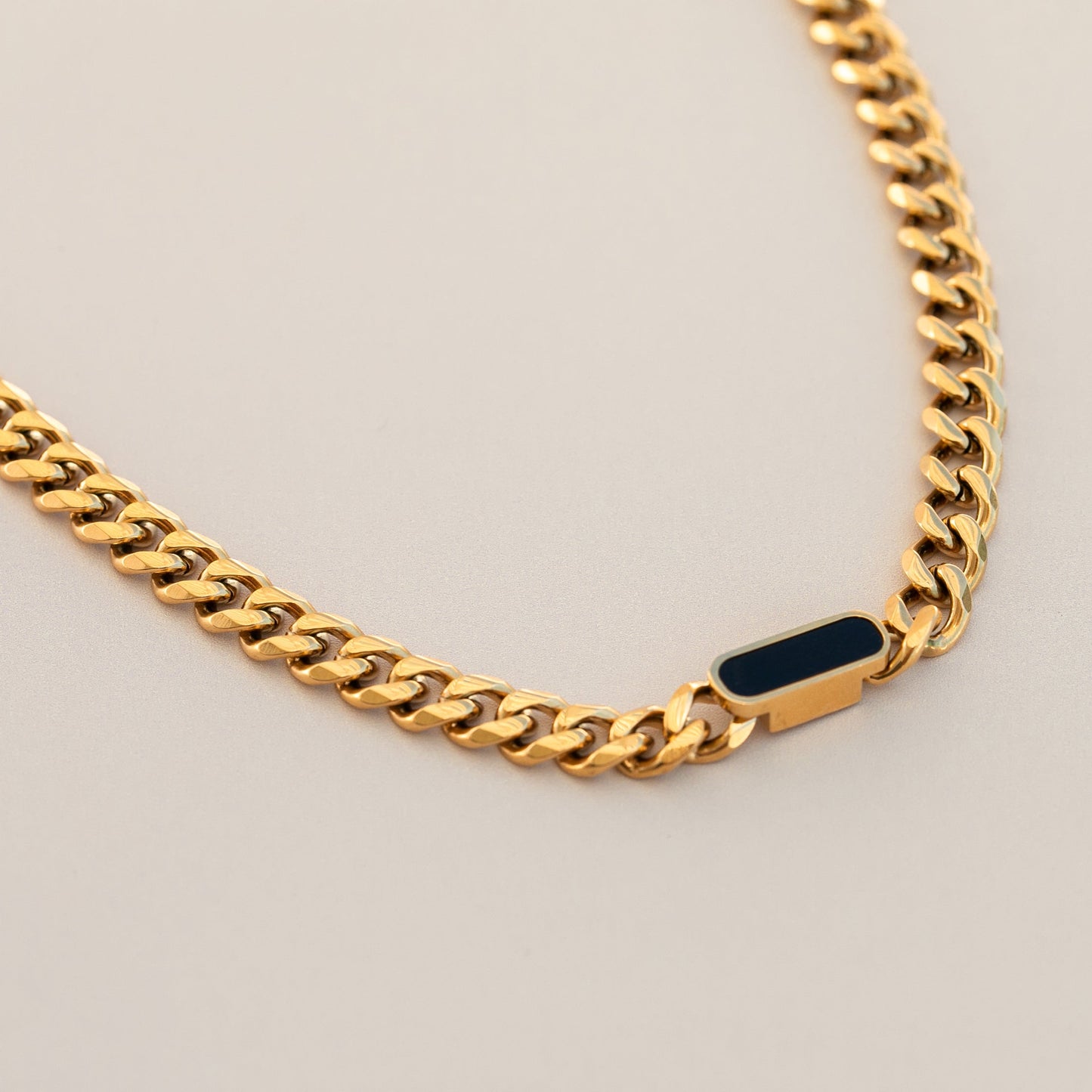 Black Cuban Chain Necklace