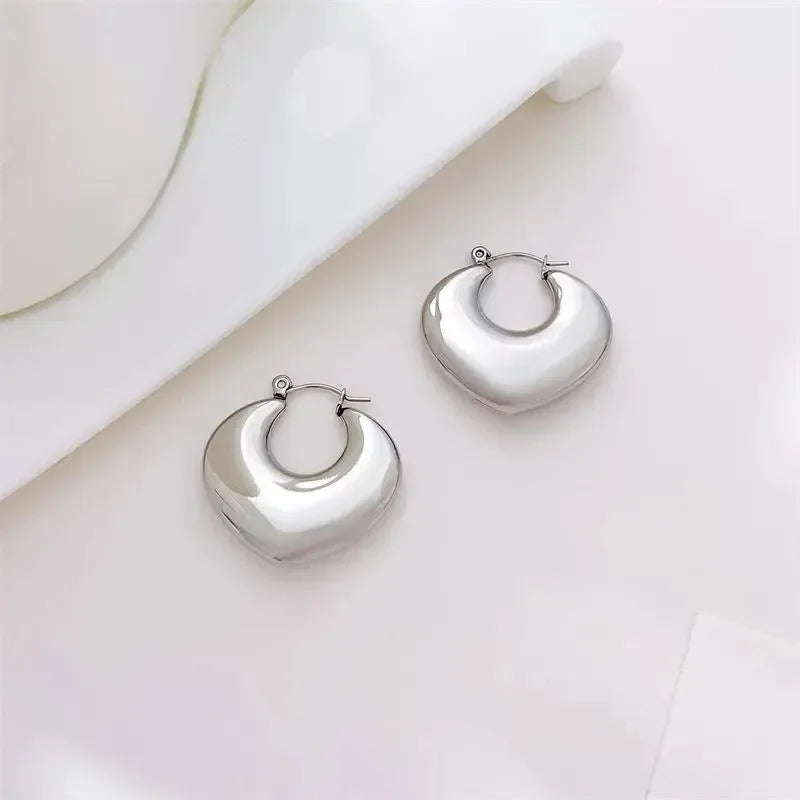 Luxe Silver Dangles Earrings - Diatoms