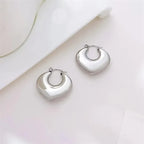 Luxe Silver Dangles Earrings - Diatoms