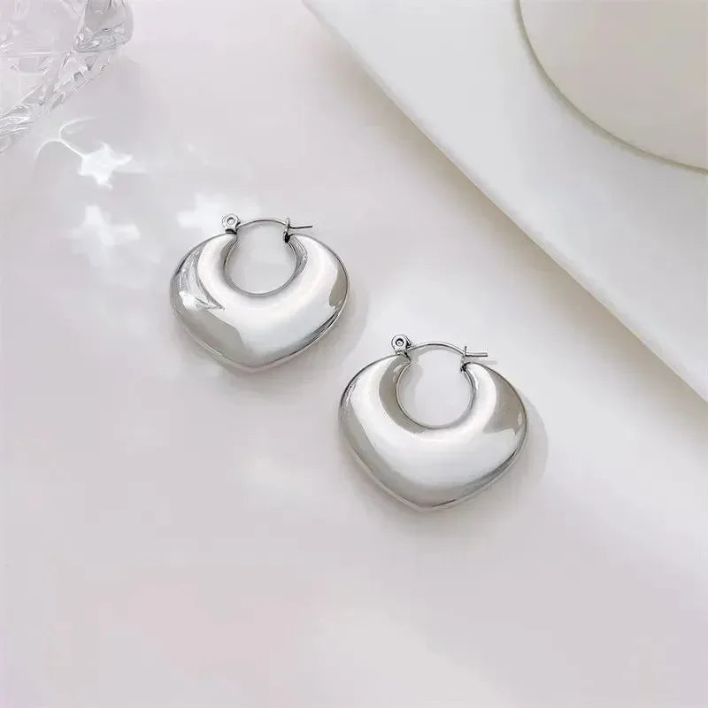 Luxe Silver Dangles Earrings - Diatoms