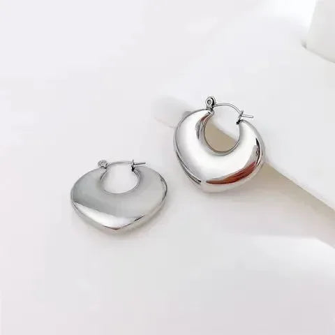 Luxe Silver Dangles Earrings - Diatoms