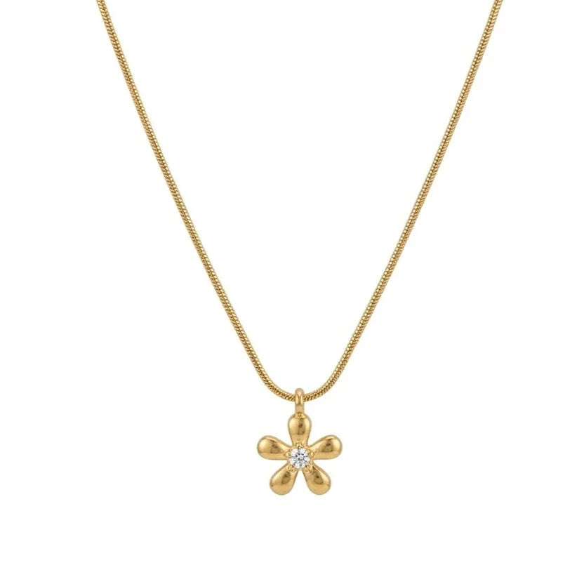 Diatoms Floral Shaped Necklace