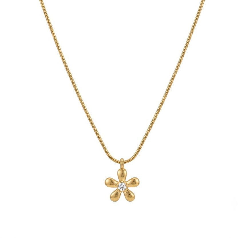 Diatoms Floral Shaped Necklace