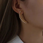 Pearl Earcuff Earrings - Diatoms