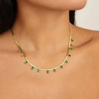 Classic Green Necklace - Diatoms