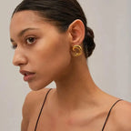 Oceanwave Stud Earrings - Diatoms