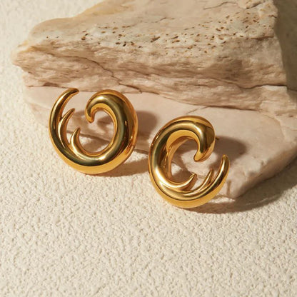 Oceanwave Stud Earrings