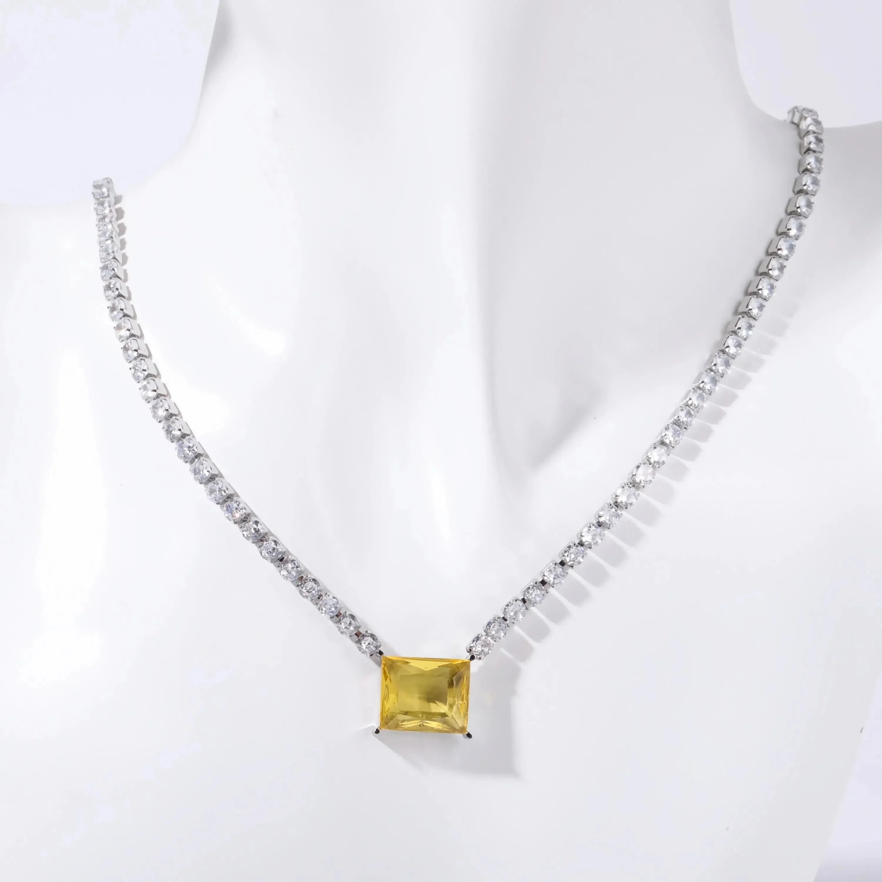 Love's Flame Diamond Pendant Necklace - Diatoms