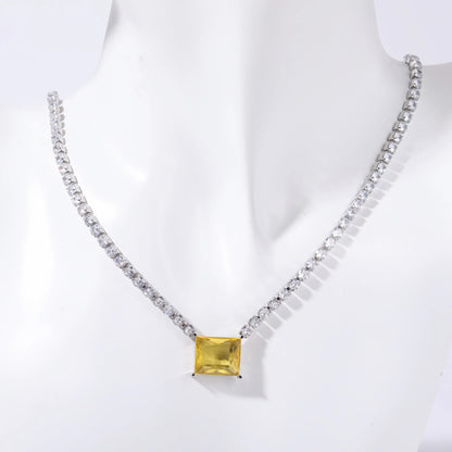 Love's Flame Diamond Pendant Necklace