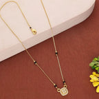 Square Solitaire Mangalsutra