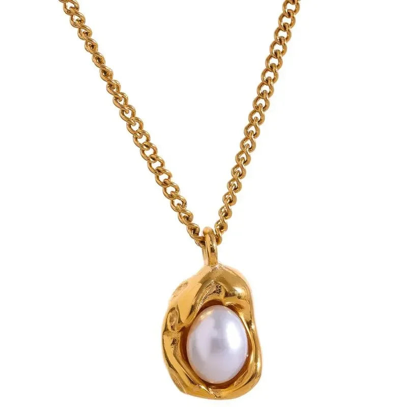 Luxe Dazzle Pearl Pendant - Diatoms