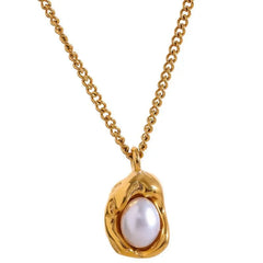 Luxe Dazzle Pearl Pendant
